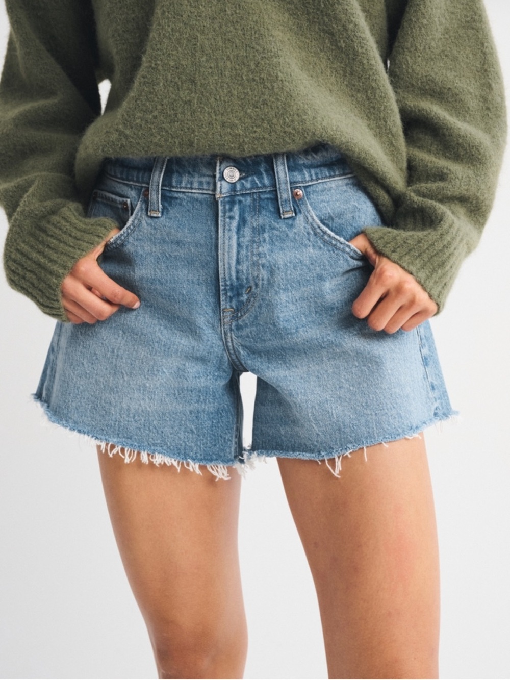 NWOT • Abercrombie • Mid Rise A-Line Short